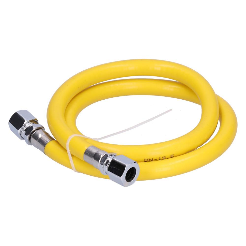 Flexible Braided, Gas Hose Yellow Dryer Gas Hose Daily Home Gas Equipment Replacement