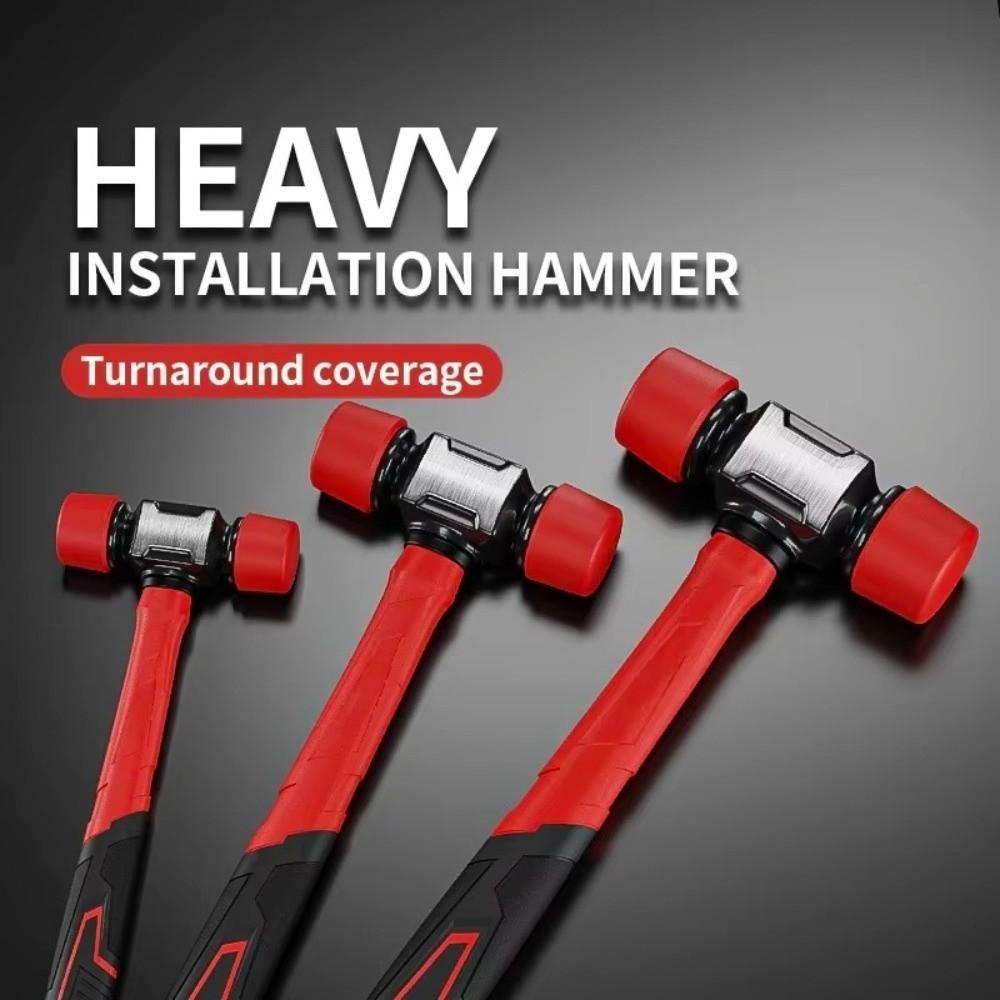 Non-Slip Grip Rubber Mallet Solid Rubber Head Installation Mallet Floor Tile Installation