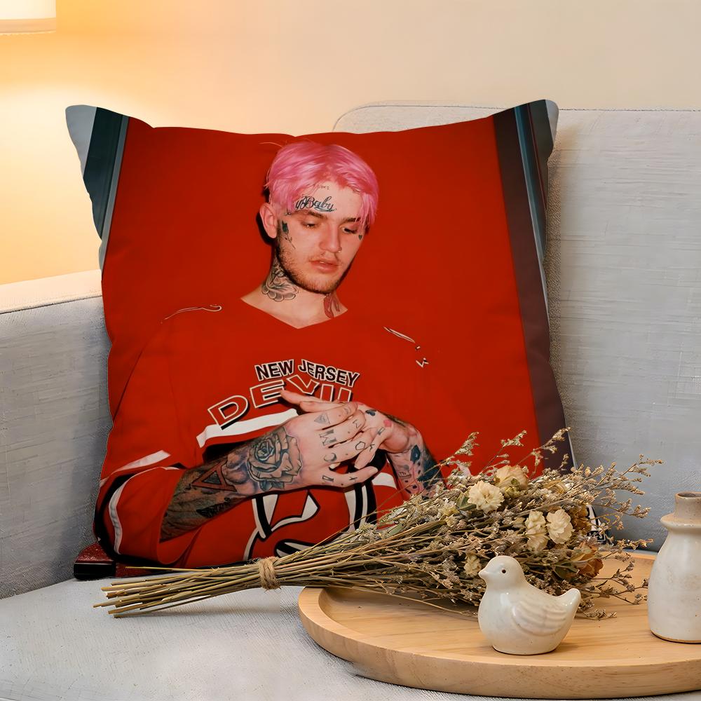 

Cushion Cover Linen SkinFriendly Soft Decorative Case for Sofa Home Decor Hip Hop Music Rapper LLil PPeep Pillow cover 30x30cm