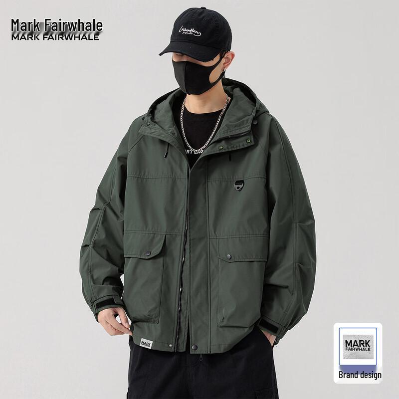 Mark Fairwhale Men's Hooded Workwear Jacket