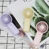New Handheld/Stand Usb Rechargeable Portable Handheld Fan Cute Plastic Design Dual Use Summer Cooling Fan For Kids & Adults
