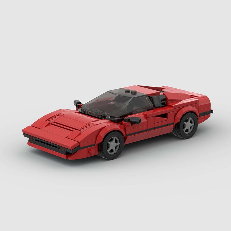 Technické Rychlé Auto Městské Vozidlo Závodní Vinylové Auto Stavebnice Sada Sportovní Auto Garáž MOC Kreativní Hračky Vzdělávací Dárek