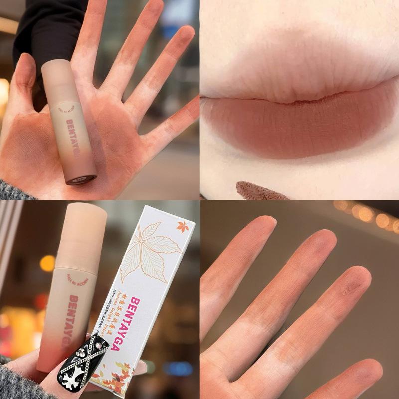 Autumn Matte Velvet Lip Gloss Long Lasting, Non-Stick, Smudge-Proof Liquid Lipstick