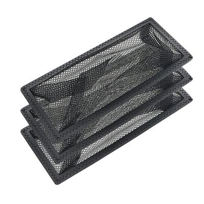 Lot de 3 écrans filtrants pour registres de sol 4x10 pouces en maille PVC protègent les conduits d'air et améliorent les performances de ventilation intérieure