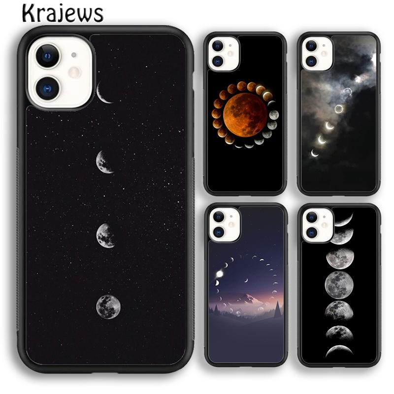 Moonlight Moon phases Phone Case Cover For iPhone 17 Air 16 15 14 plus 11 12 13 pro max coque Shell Fundas
