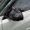 For Geely Cityray 2024 2025 ABS black carbon Side Door Mirror Cover Trim Rearview Mirror Caps Auto Exterior Refit Accessories