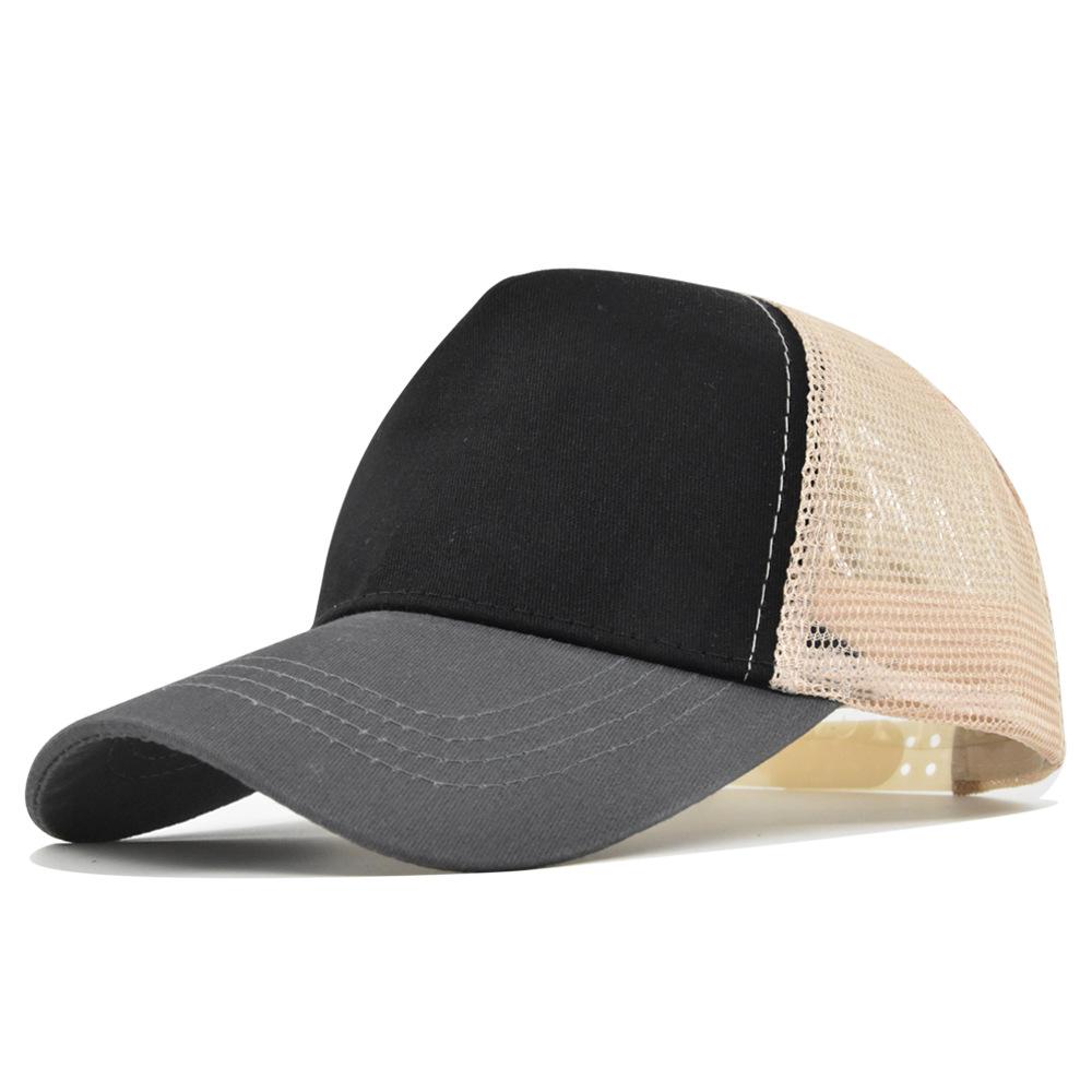 Permeable Baseball Cap For For Men And Women Summer High Quality Fashion Adjustable Cotton Outdoor Use Sportss Sun Visor Hat Patchwork Mesh Air