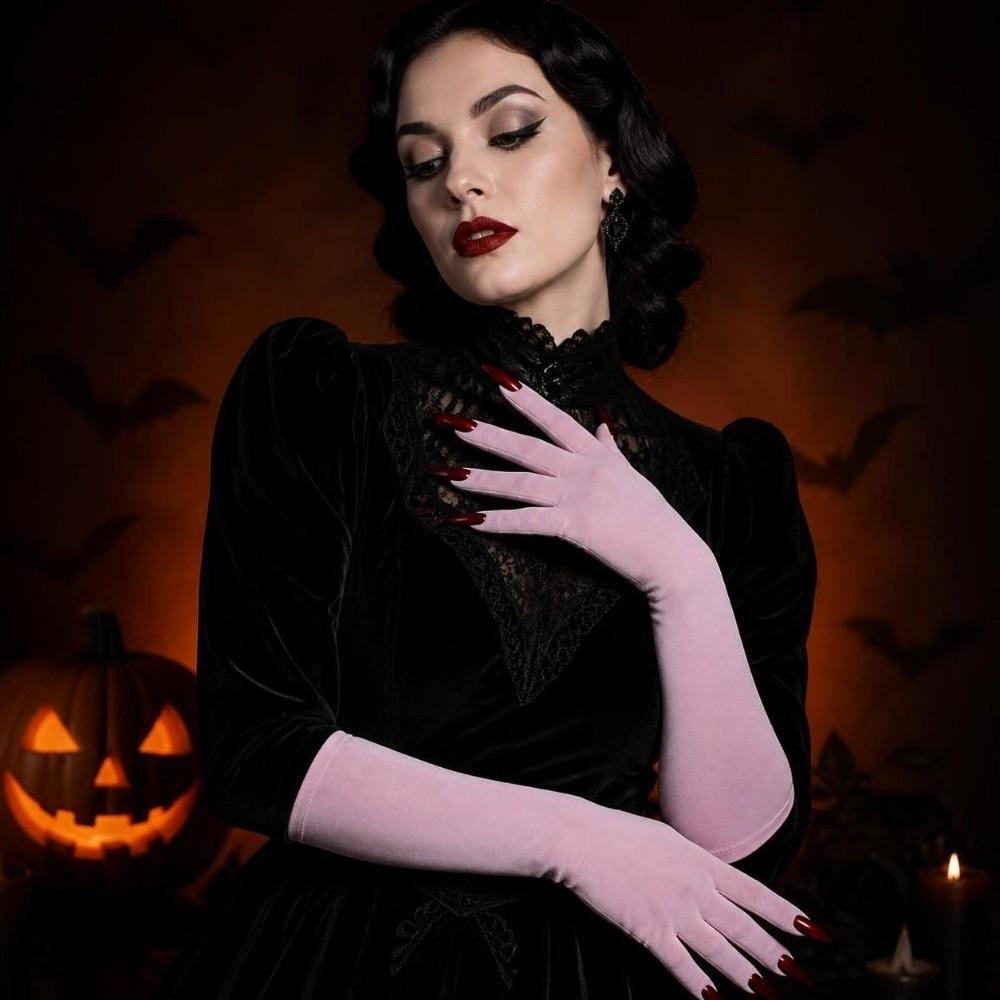 Lightweight Halloween Dress Gloves Breathable Ultra-Thin Gloves New Cosplay Gloves Prom