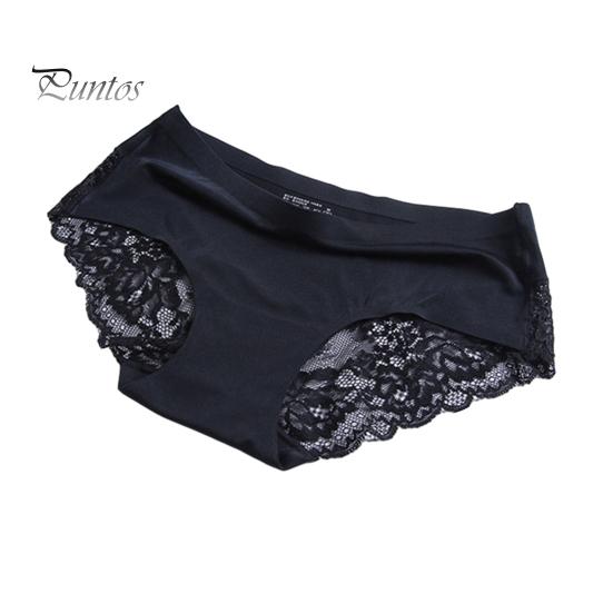 Tight Fit Panties Seamless Underwear for Women Silky Invisible Hipster Briefs Breathable Nylon Mid Rise Lace Satin Stretch Bikini Sexy