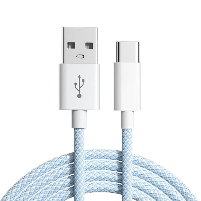 Copper Wire Fast Charging USB-C Car Cable for Huawei and Xiaomi