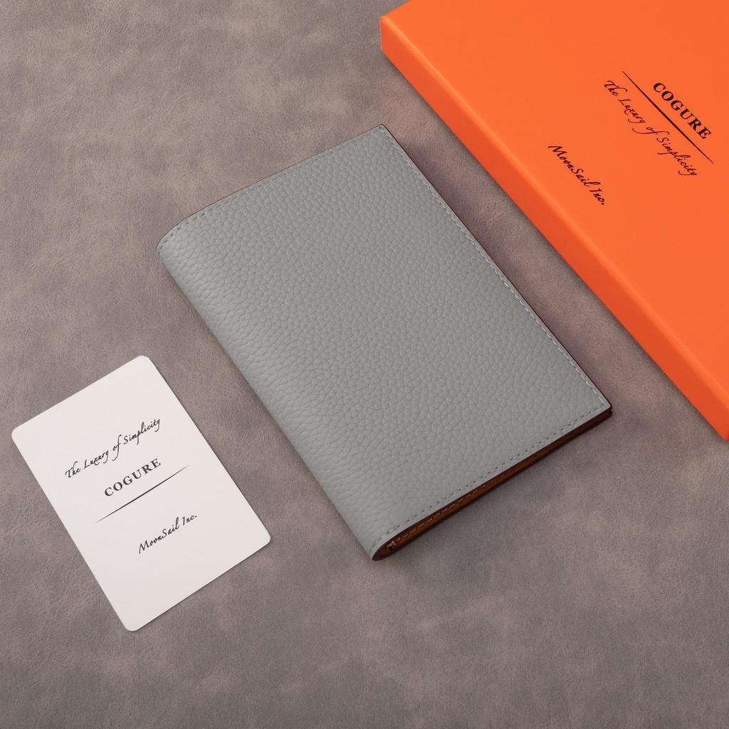 COGURE Genuine Leather Passport Case Cover with Card Pockets and Free Pockets for International Travel and Business Luxury Includes Exclusive COPPAT02