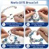 Christmas Advent Calendar DIY  Alloy Bracelet Jewelry Set