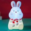 Rabbit Silicon Silicon Night Light Type-C Charging Colorful Remote Control Patches Following Sleeping