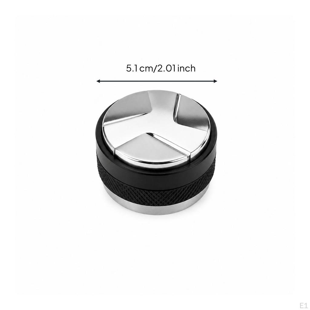 Distributor with TriLobed Design LowProfile Espresso Tool Knurled Coffee Distribution