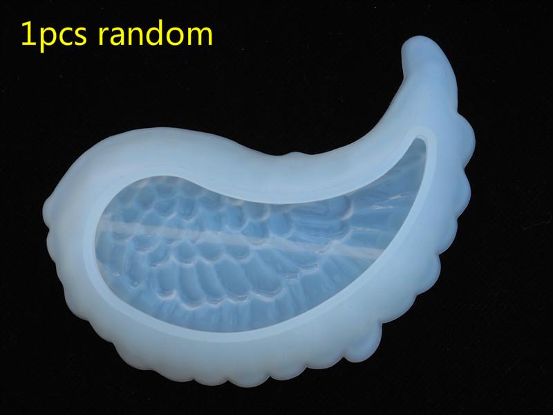 Nye gjør-det-selv silikonvinger Epoksyformkake Godteri sjokoladefondantsåpe Lysform Kakedekoreringsverktøy