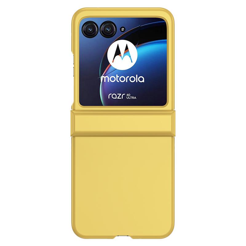 For Motorola Razr 40 Ultra 5G Hard PC Phone Cover Shockproof Hinge Protection Skin-touch Case
