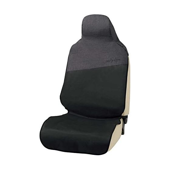 BONFORM Polyester Passenger Car Seat Cover Cross Gear Waterproof/Washable Front Seat 1 Piece Gray 4087-10GY