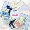 Larger 19x19cm PL Set in Cotton Gauze Handkerchiefs with Cute Patterns [cluster] [Slightly Kids' Handkerchiefs] Set, 5-Piece [Made Japan] 100%