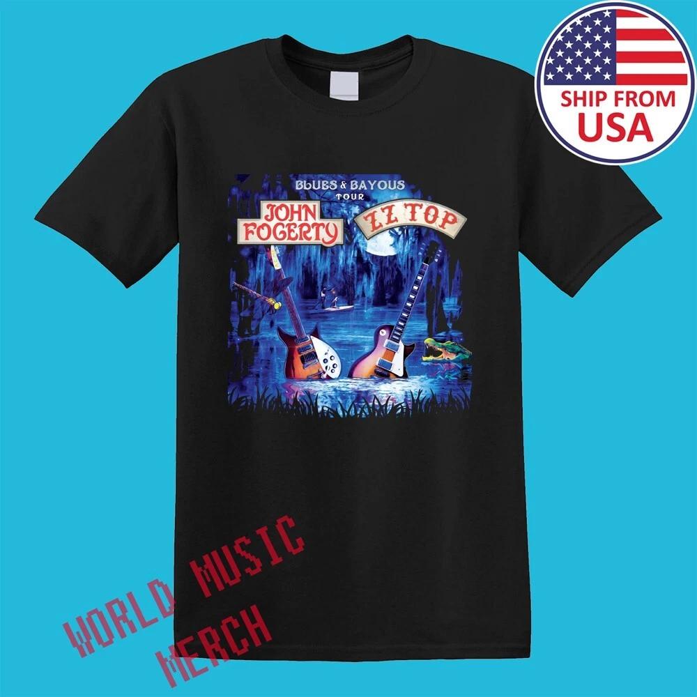 John Fogerty And ZZ Top Men s Black Size S-5XL 2XL