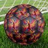 Dynamic Soccer Art Player Action Soccer Ball Size 5 Football Machine Sewn Indooroutdoor Training And Matches Sports Enthusiast Gifts Perfect Gift For