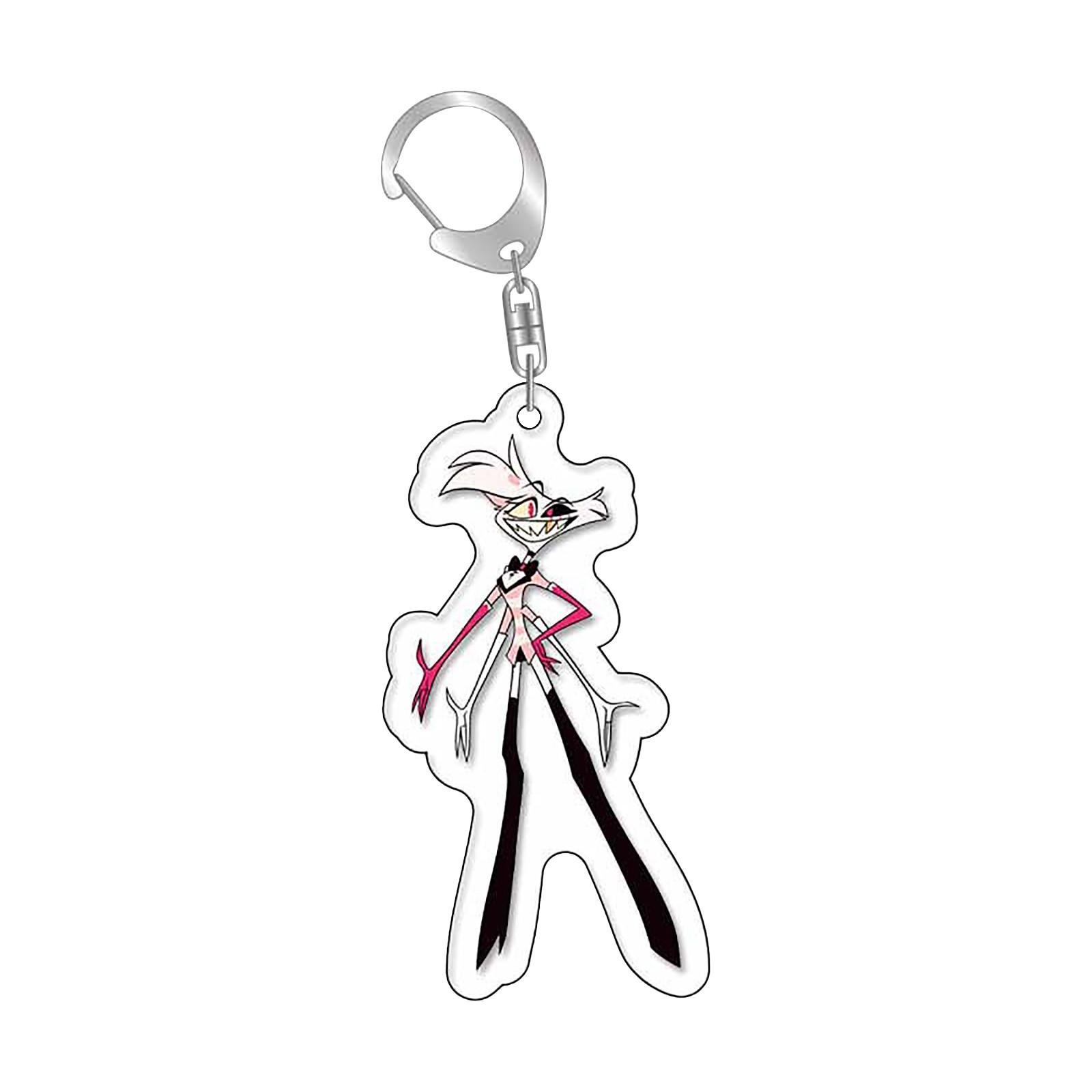 2D Color Acrylic Keychain Backpack One Size