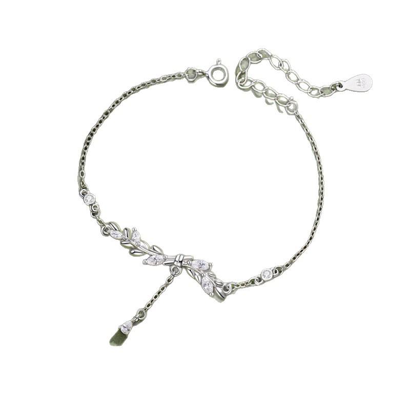 2025 New Style Exquisite Sterling Silver Bracelet for Women - Light Luxury 999 Silver Girls' Birthday Gift