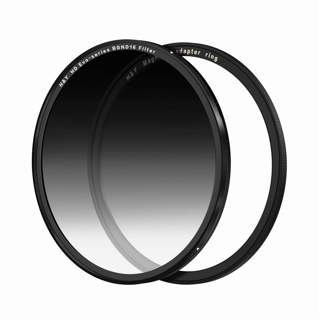 ND Filter 49mm HD EVO Balancer GND16 Filter Kit Evo Magnetic and Compatible Half ND Soft Gradient Slim Frame H&Y Screw-in 1.2 Anti-Static,