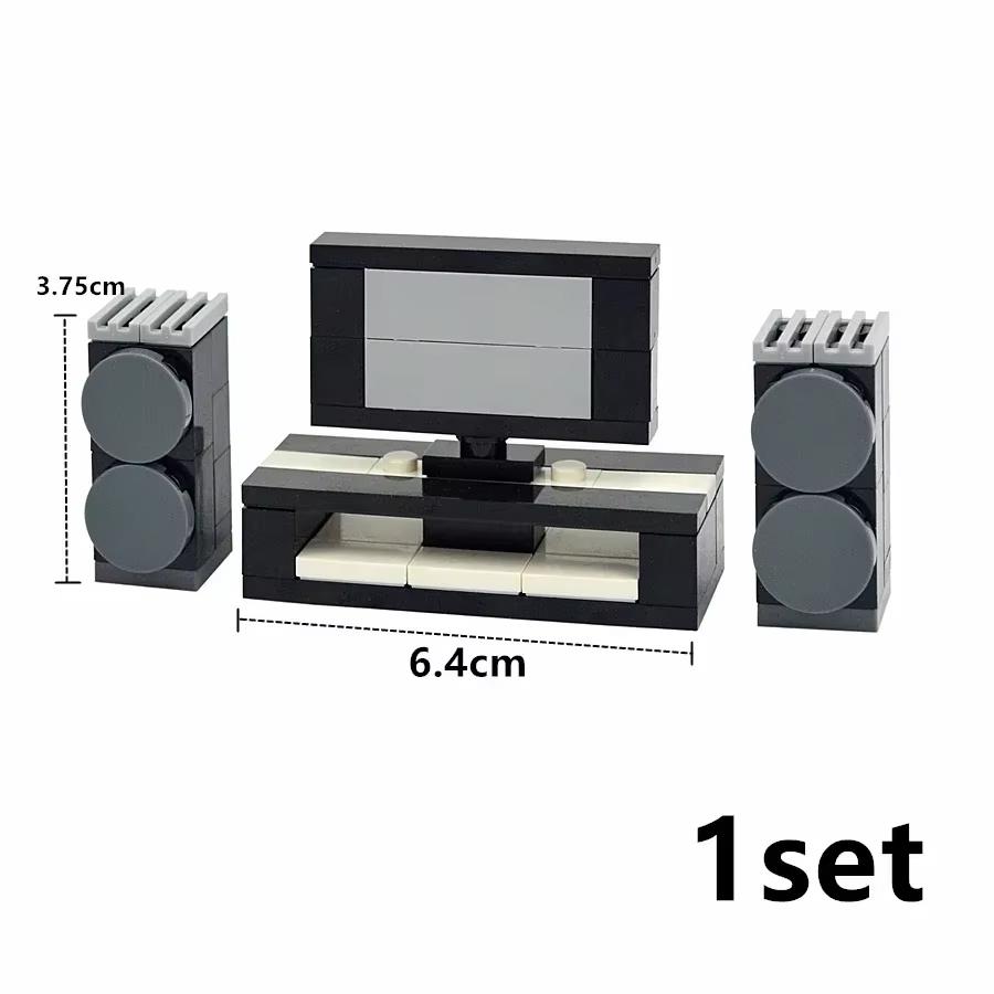 DlY Mini Figurine Blocuri de Construcție Alimente Pâine Pește Fructe Pui Crabi Hot Dog Tort Pizze Morcov Cutie Jucării Creative Piese Oraș Cărămidă