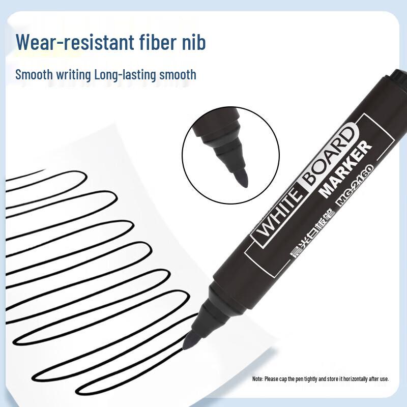 M&G MG2160 Black Whiteboard Marker Pens