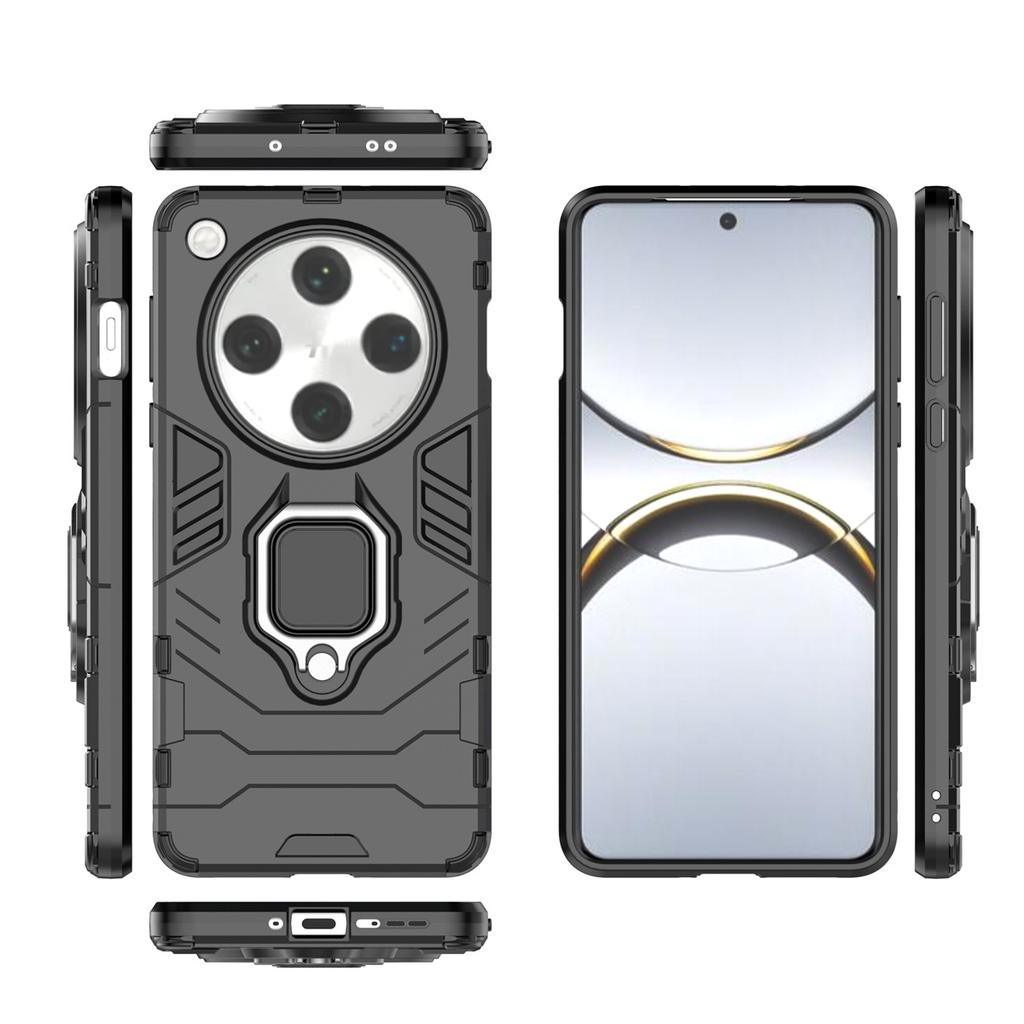 Etui na Oppo Find X8 Pro 5G PC+TPU Ochronny Pokrowiec na Telefon z Pierścieniem Podstawką