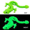 Simulated Eye 3D Printed Dragon All-In-One Molding Chinese Dragon 3D Printed Diceratops Dragon Rotatable Flexible