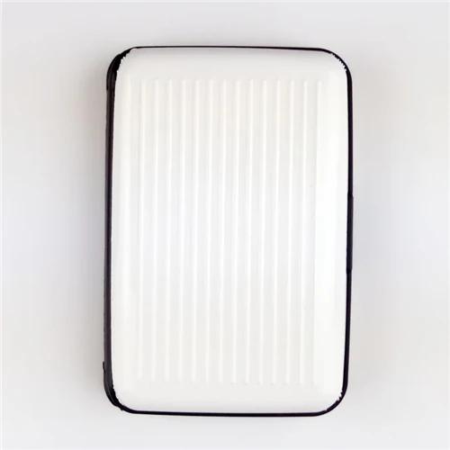 1Pc Men Aluminum Bank Card Holder Blocking Hard Case Wallet Solid Credit Card Anti-RFID Scanning Protect Card Holder