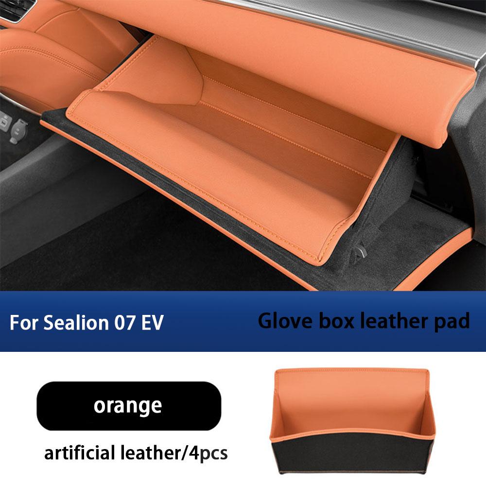 For BYD Sea Lion 07 EV Passenger Glove Box Storage Compartment Cushion Storage Bag Decorative Car Interior Accessories