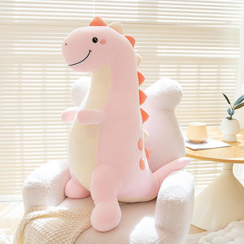 70cm Zacht Cartoon Dinosaurussen Pluche Speelgoed Gezellige Stoffen Dier Kussen Zacht Slaapkussen Kawaii Woondecoratie Kindercadeau 70cm