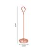 Cute Stainless Steel Round Photo Clip Elegant Note Clamp Stand  Restaurant Table
