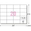 A-One Copy Label A4 20 sides A type 20 sheets 28204