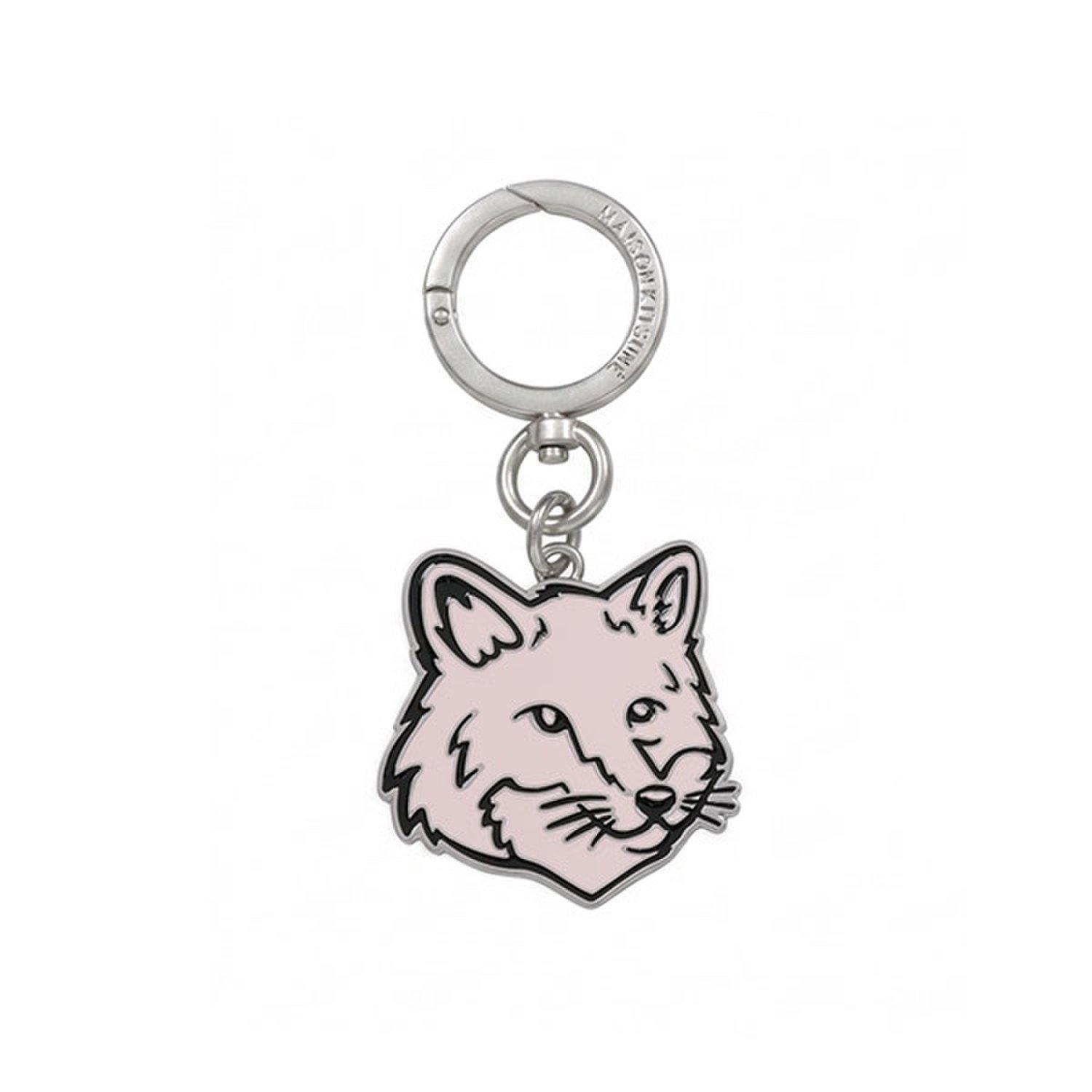 [Maison Kitsune] Maison Kitsuné 26SS Delicate Pink Fox Head Charm Keyring PM06900AM1002 0446