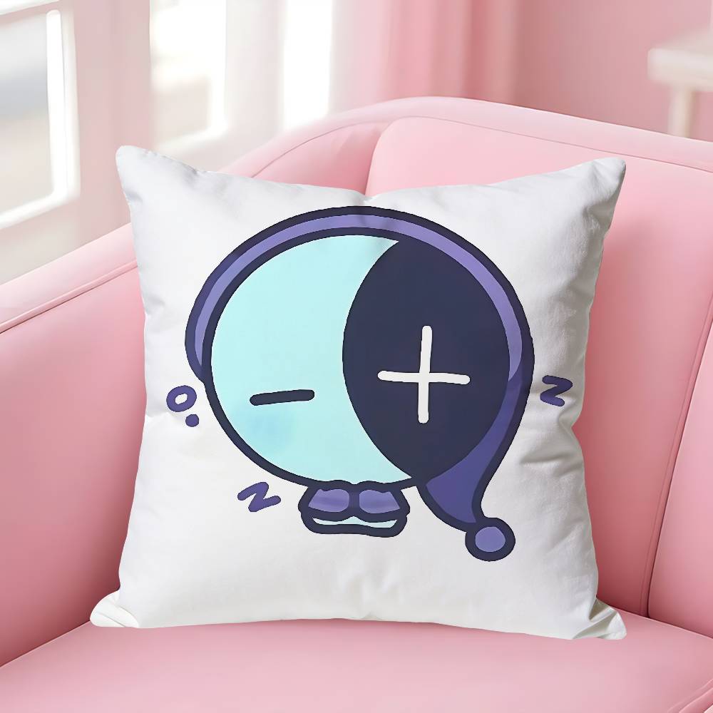 

Cute DDandys WWorld Anime Celebrity Merchandise AllMatch Printed Pillow Case Sofa Car Office Room Decoration Protector 30x30cm