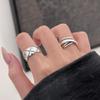 Retro Geometric Adjustable Ring - Versatile, Popular Hip Hop Style for Women