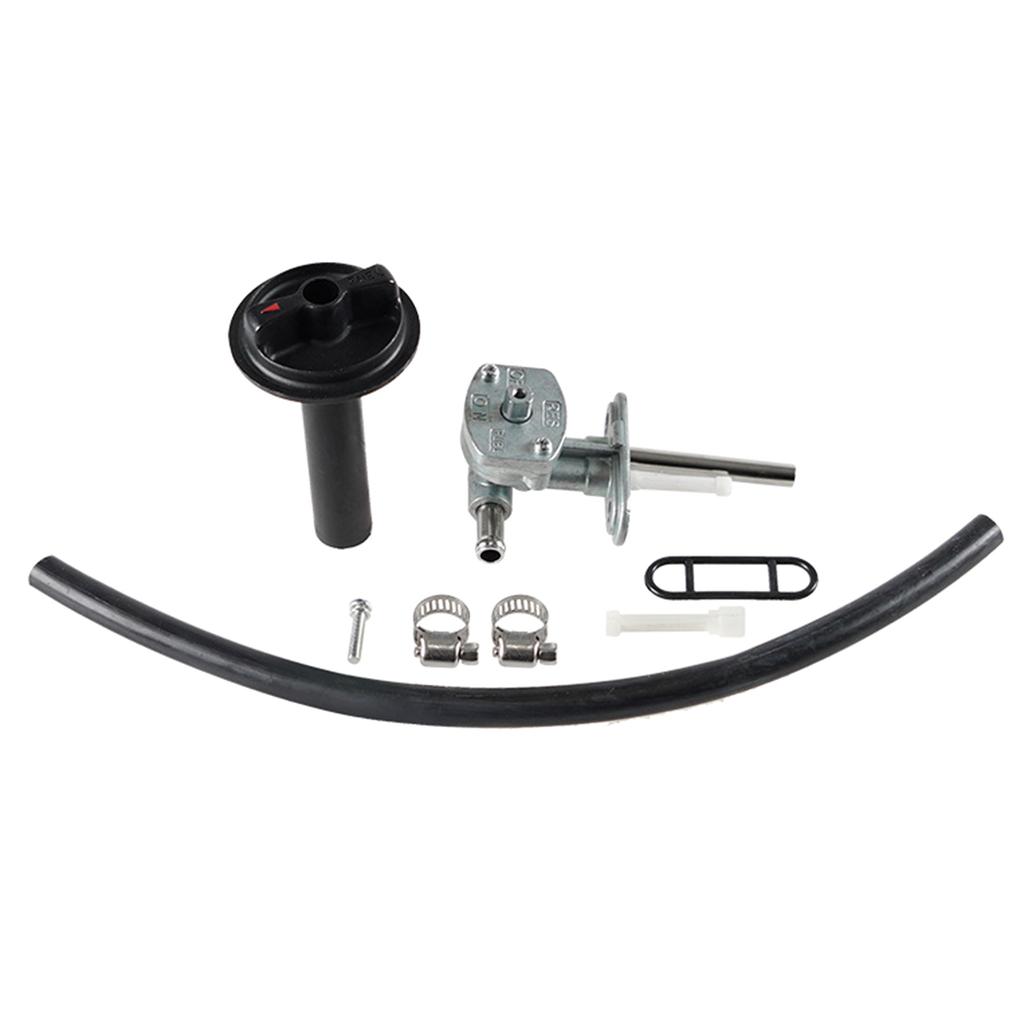 Fuel Cock Petcock & Lever Screw Fuel for Tank Switch for Valve Suitable for 350 660 YFM350 YFM660 06-160 Replace 5KM-245