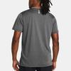 Under Armour Logo Print Round Neck Pullover Breathable Short Sleeve T-Shirt Men T-Shirt Gray 1382582-025