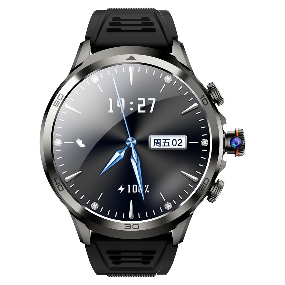 H19 3+32G Montre Intelligente Grand Écran AMOLED 1,75 pouces Caméra Coulissante Réseau 4G Carte SIM Android 8.1 Montre Intelligente