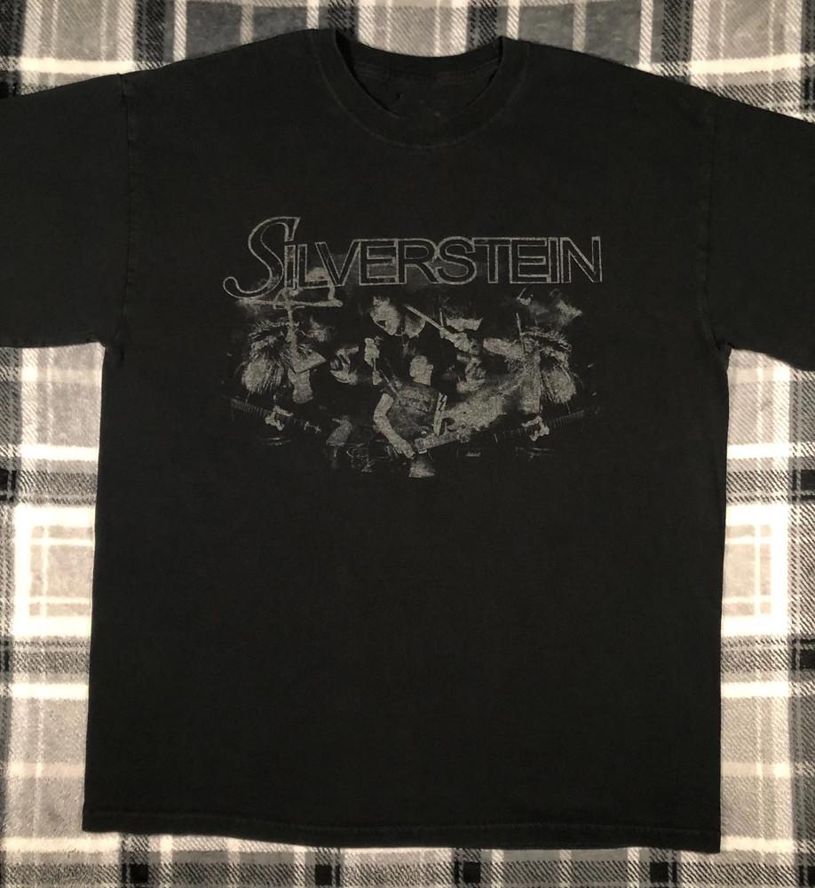 rare Silverstein Band Black 100% Cotton Size S To 4XL Shirt Unisex T-Shirt XXXXL