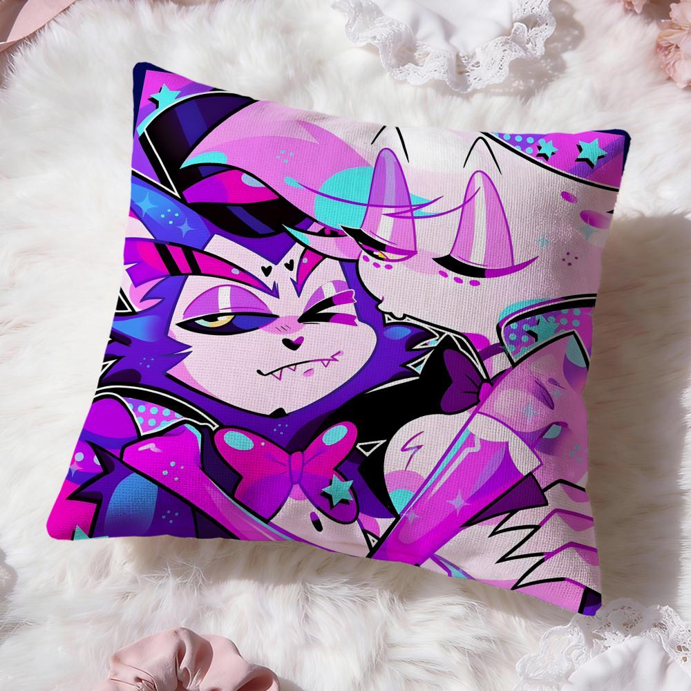 Hra H-Hazbin HotelS Povlak na polštář Prémiový komfort Oboustranný povlak na polštář - Dvoustranný design pro jakoukoli místnost a interiér auta