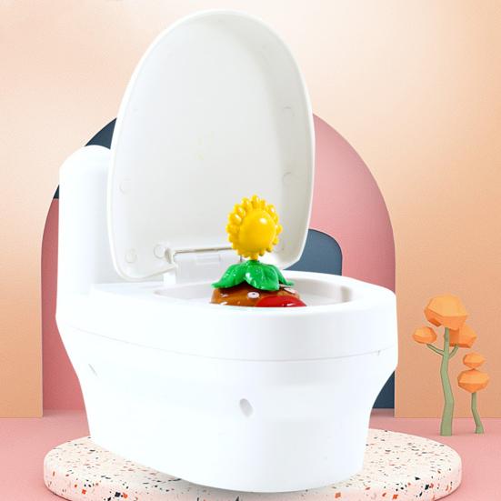 Toilet Water Spray Toy with Remote Control Interactive Water Squirter Prank Toy Halloween Party Joke Toy Funny Gag Gift for Adults Teens