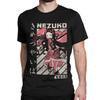 Men Women TShirts Nezuko Kamado Kawaii Anime Japan 100 Cotton Tees Short Sleeve Demons Slayers Kimetsus T Shirts Tops Printed