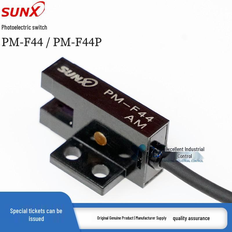 Original SUNX PM-F44/P Groove Through-beam Limit Photoelectric Sensor PM-F44