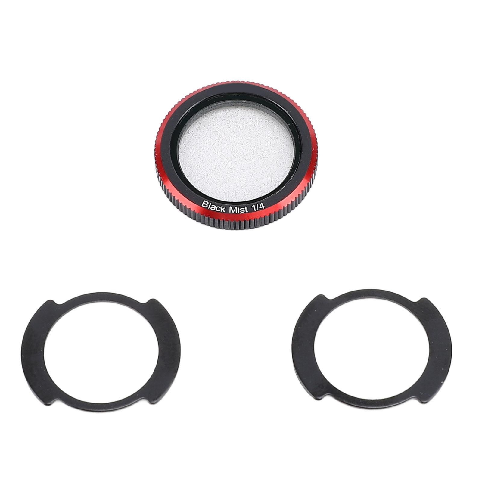 

Drone Magnetic Filter Set Aluminum Alloy Frame Optical Glass Lens Quick Release Red 14 Black Mist