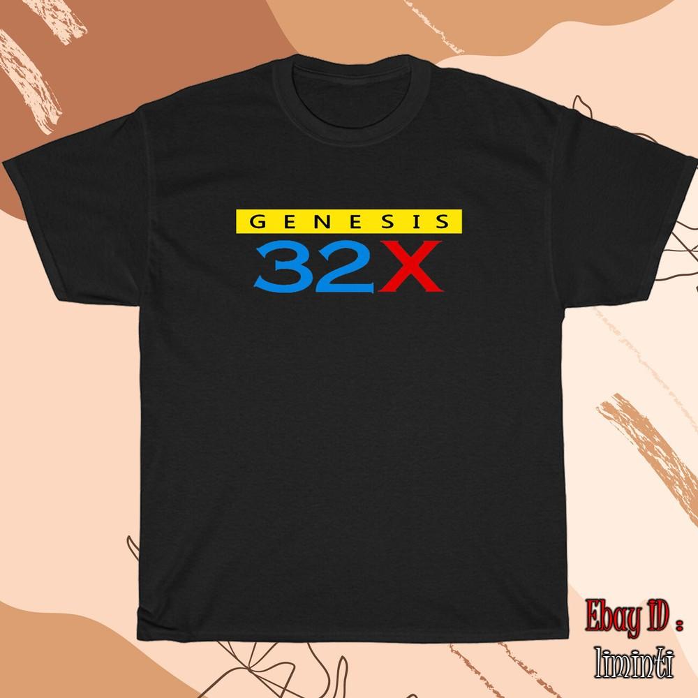 New Sega 32X Logo Men's Black/White/Na<wbr/>vy T-Shirt Shipped from USA S-5XL Unisex T-Shirt