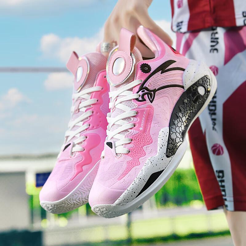 2025 summer splash basketball shoes men's shoes shoes frenzy five students children's sports shoes women's actual combat rebound shoes